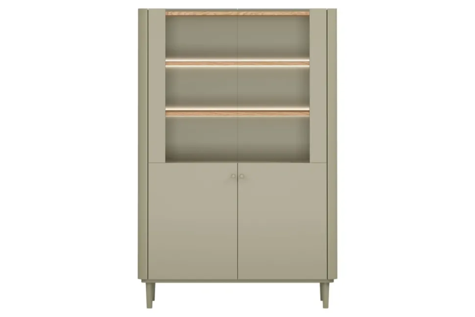 ELIVO WITRYNA 100 2D - eukaliptus / dąb baltic dune / nogi eukaliptus