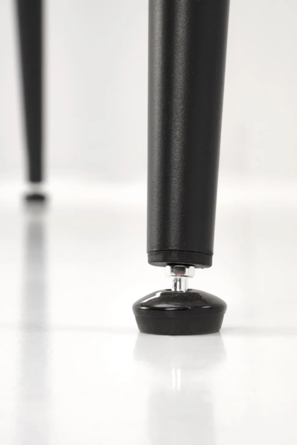 EMILIO 120 stół blat - biały marmur, nogi - czarny (2p=1szt)1 sztuka