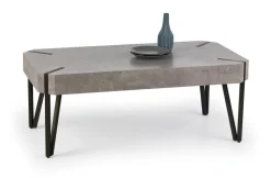 EMILY ława beton / czarny (1p=1szt)1 sztuka