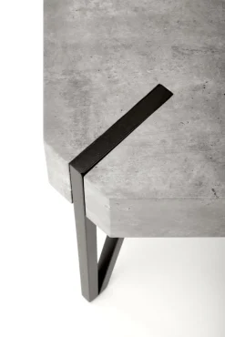 EMILY ława beton / czarny (1p=1szt)1 sztuka