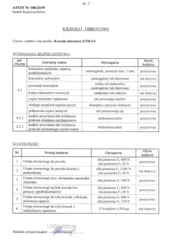 ETHAN fotel gabinetowy popielaty (1p=1szt)1 sztuka