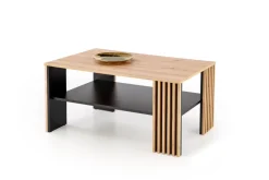 FEMINA ława dąb artisan/czarny (1p=1szt)1 sztuka