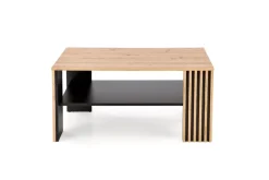 FEMINA ława dąb artisan/czarny (1p=1szt)1 sztuka