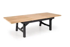 FIESTA stół rozkładany 200-280x100x77 cm dąb naturalny/czarny (3p=1szt)1 sztuka