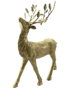 Figurka dekoracyjna złoty jeleń Golden Deer