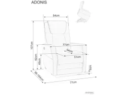 Fotel Adonis Velvet