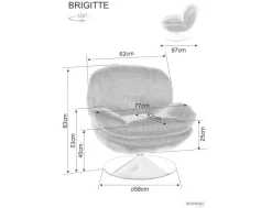 Fotel Brigitte Brego