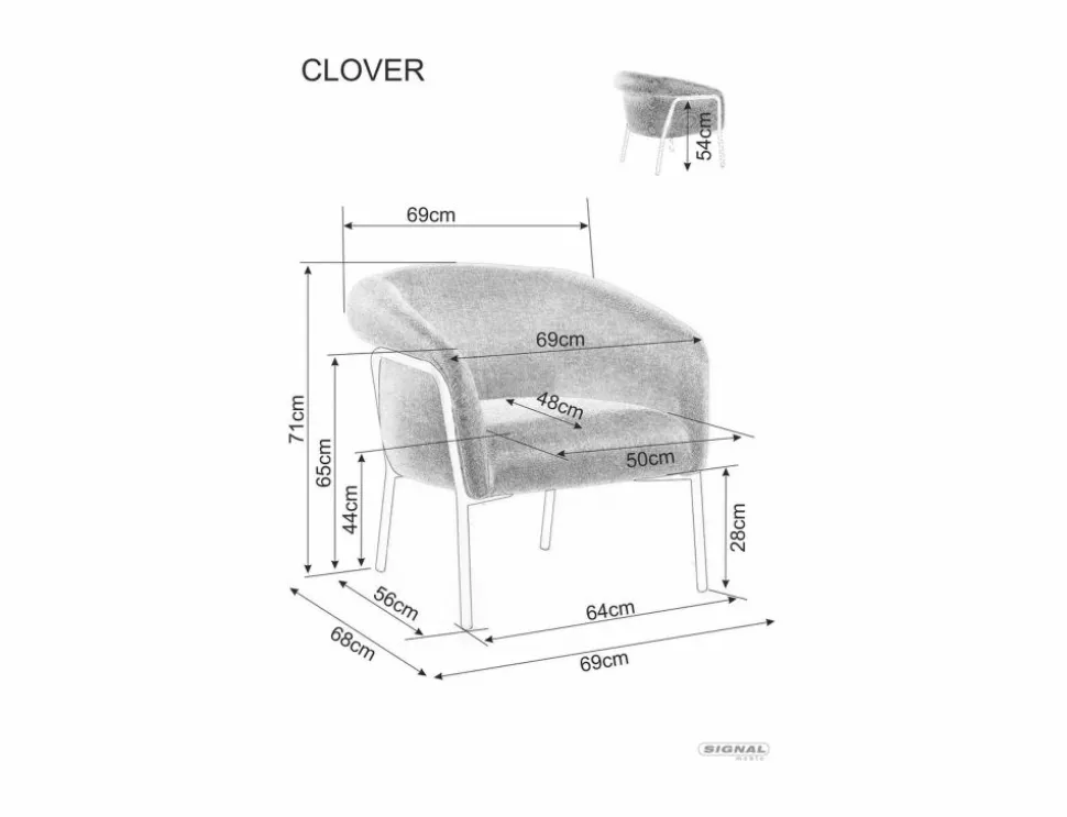 Fotel Clover Brego