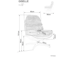 Fotel Giselle