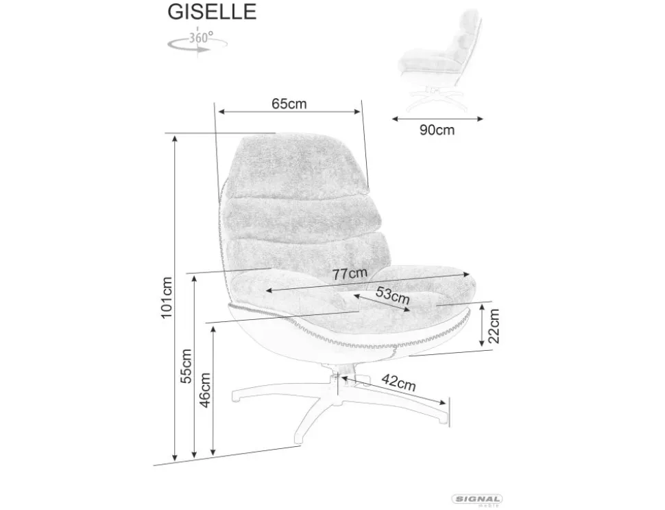 Fotel Giselle