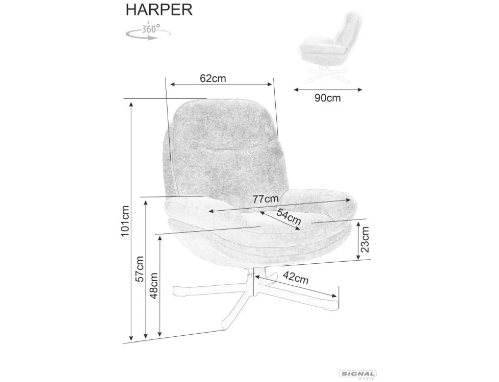 Fotel Harper