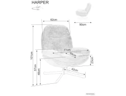 Fotel Harper
