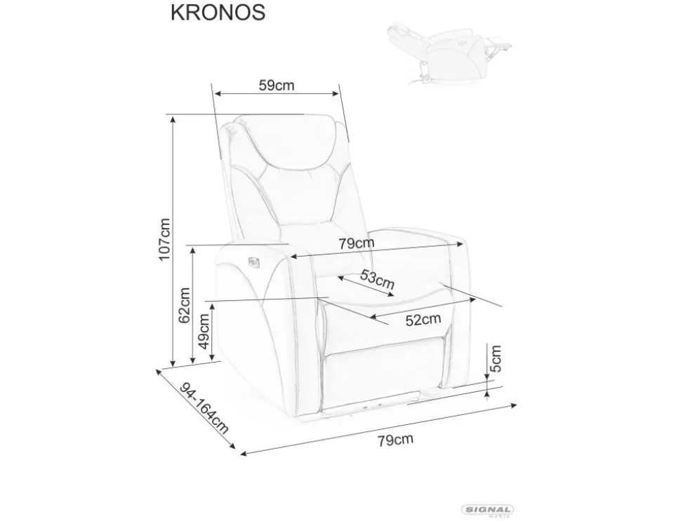 Fotel Kronos Velvet