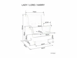 Fotel Lady Velvet