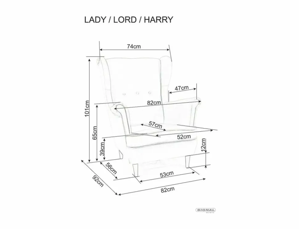 Fotel Lady Velvet
