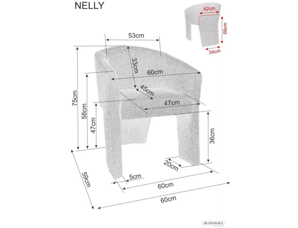 Fotel Nelly Brego