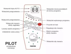 Fotel Neptun M Velvet z f. masażu