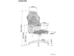 Fotel obrotowy Dakar