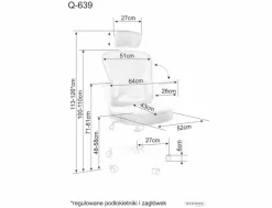 Fotel obrotowy Q-639