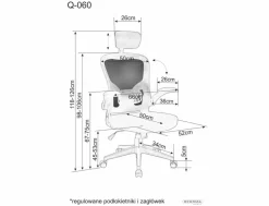 Fotel obrotowy Q-060
