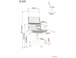 Fotel obrotowy Q-026