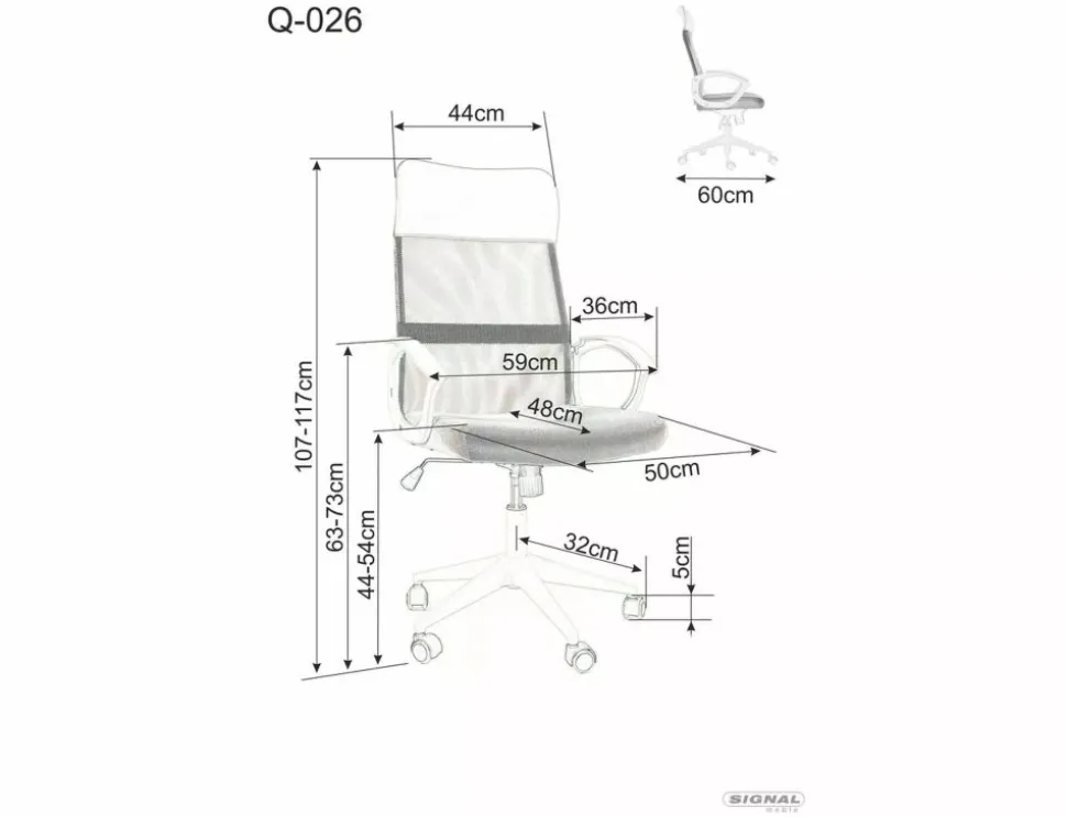 Fotel obrotowy Q-026