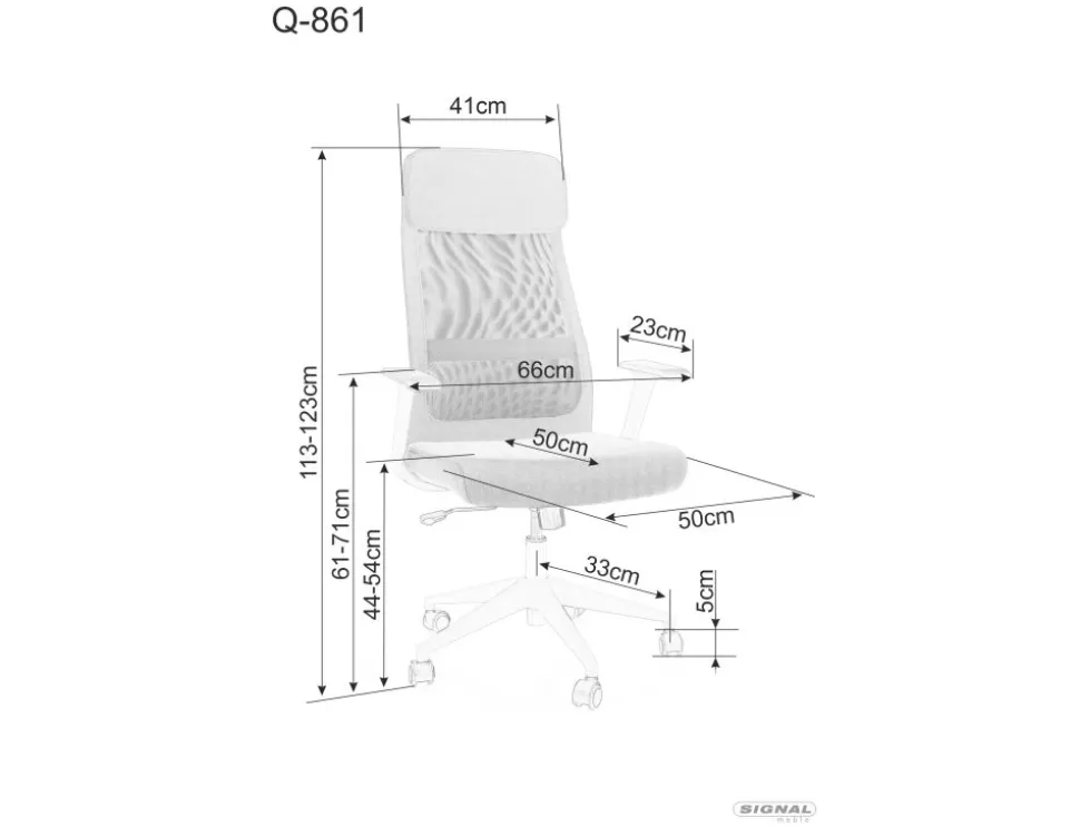 Fotel obrotowy Q-861 R
