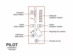 Fotel Pegaz M Velvet z f. masażu
