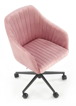 FRESCO fotel młodzieżowy różowy velvet (1p=1szt)1 sztuka
