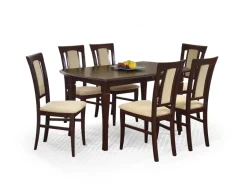 FRYDERYK 160/240 cm stół kolor ciemny orzech (160-240x90x74 cm)1 sztuka