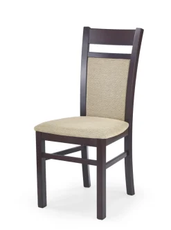 GERARD2 krzesło ciemny orzech / tap: Torent Beige (1p=2szt)1 sztuka