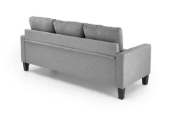 GERSON sofa z podnóżkiem popielaty (1p=1szt)1 sztuka