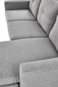 GERSON sofa z podnóżkiem popielaty (1p=1szt)1 sztuka