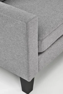 GERSON sofa z podnóżkiem popielaty (1p=1szt)1 sztuka