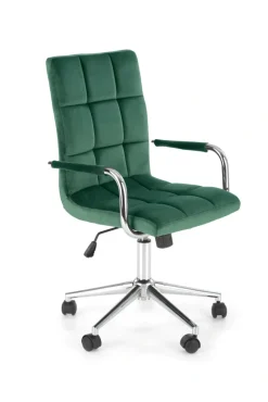 GONZO 4 fotel młodzieżowy ciemny zielony velvet (1p=1szt)1 sztuka
