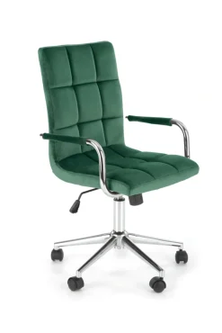 GONZO 4 fotel młodzieżowy ciemny zielony velvet (1p=1szt)1 sztuka