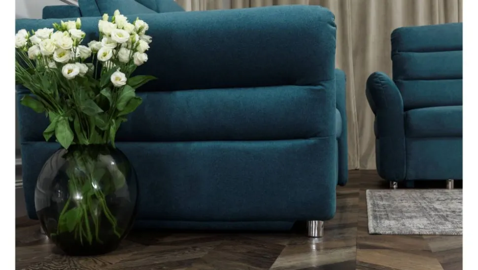 Hauss nowoczesna sofa Grandera 2BF, regulowane zagłówki