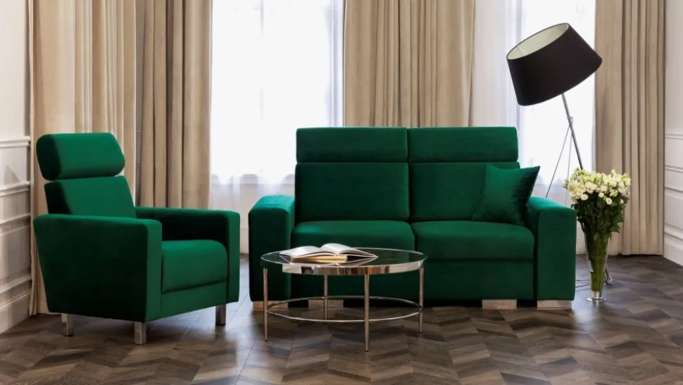 Hauss sofa dwuosobowa Swing 2BF, minimalistyczna
