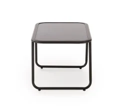 HUDSON, zestaw ogrodowy ( sofa, fotel 2x, ława ), popielaty / brązowy (1p=1zestaw)1 sztuka