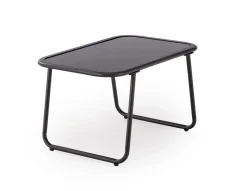 HUDSON, zestaw ogrodowy ( sofa, fotel 2x, ława ), popielaty / brązowy (1p=1zestaw)1 sztuka