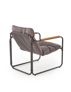 HUDSON, zestaw ogrodowy ( sofa, fotel 2x, ława ), popielaty / brązowy (1p=1zestaw)1 sztuka