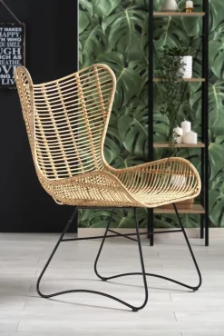 INDIANA fotel wypoczynkowy rattan naturalny (2p=1szt)1 sztuka