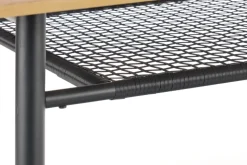 JACKSON stół, blat - dąb złoty, noga - czarny (2p=1szt)1 sztuka