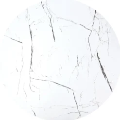 JAVA zestaw 2 ław, biały marmur / czarny (1p=1szt)1 sztuka