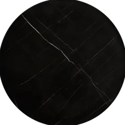 JULIETA zestaw 2 ław, czarny marmur / czarny (1p=1szt)1 sztuka