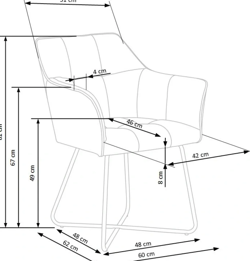 K377 krzesło beżowy (1p=2szt)1 sztuka