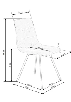 K402 krzesło beżowy (1p=4szt)1 sztuka