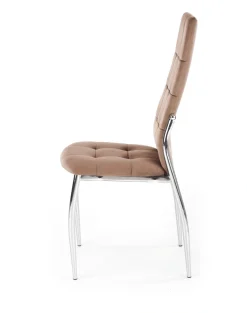 K416 krzesło beżowy velvet (1p=4szt)1 sztuka