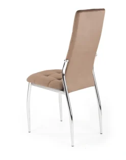 K416 krzesło beżowy velvet (1p=4szt)1 sztuka