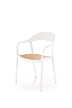 K530 krzesło biały / naturalny (1p=4szt)1 sztuka